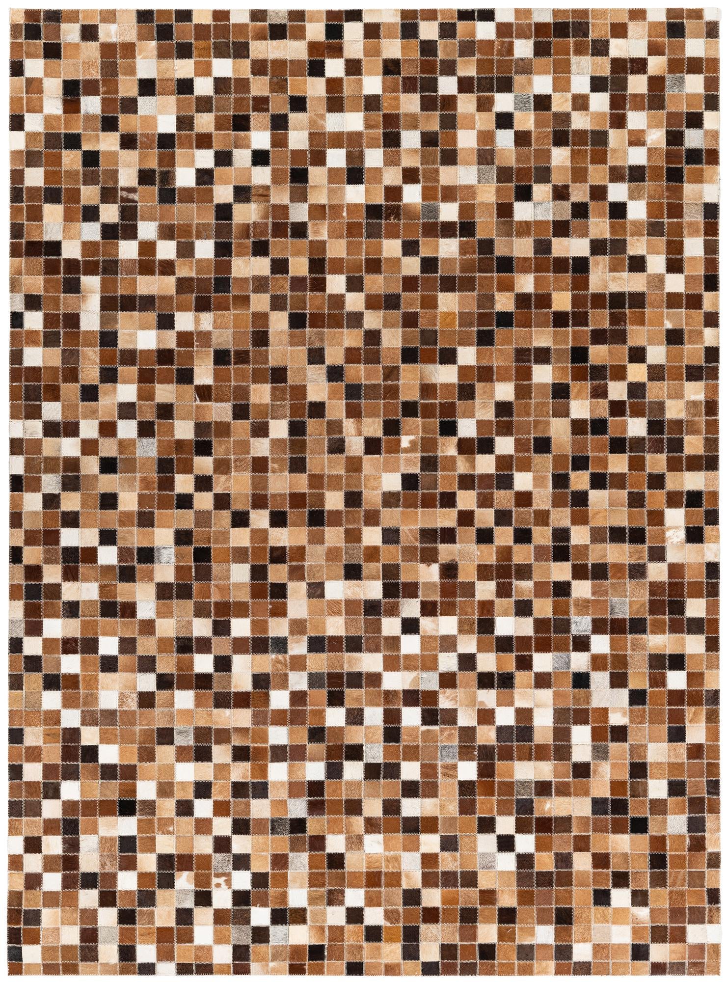 4' 8 x 6' 8 Cowhide Stocks Rug