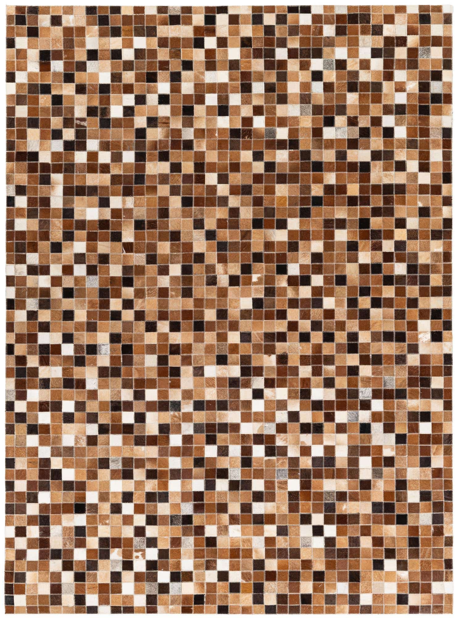 4' 8 x 6' 8 Cowhide Stocks Rug