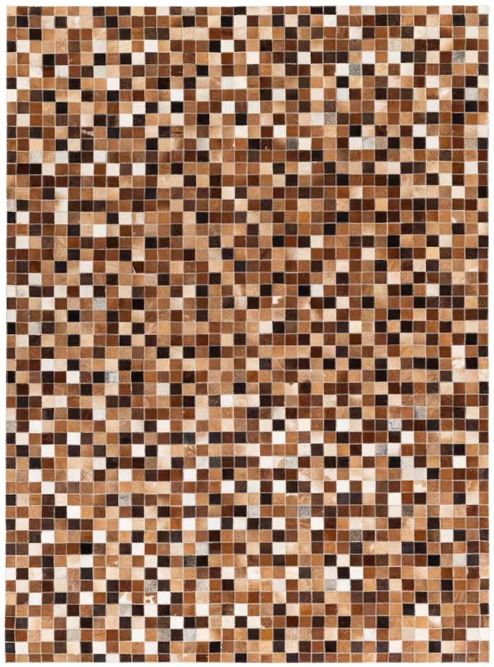 4' 8 x 6' 8 Cowhide Stocks Rug