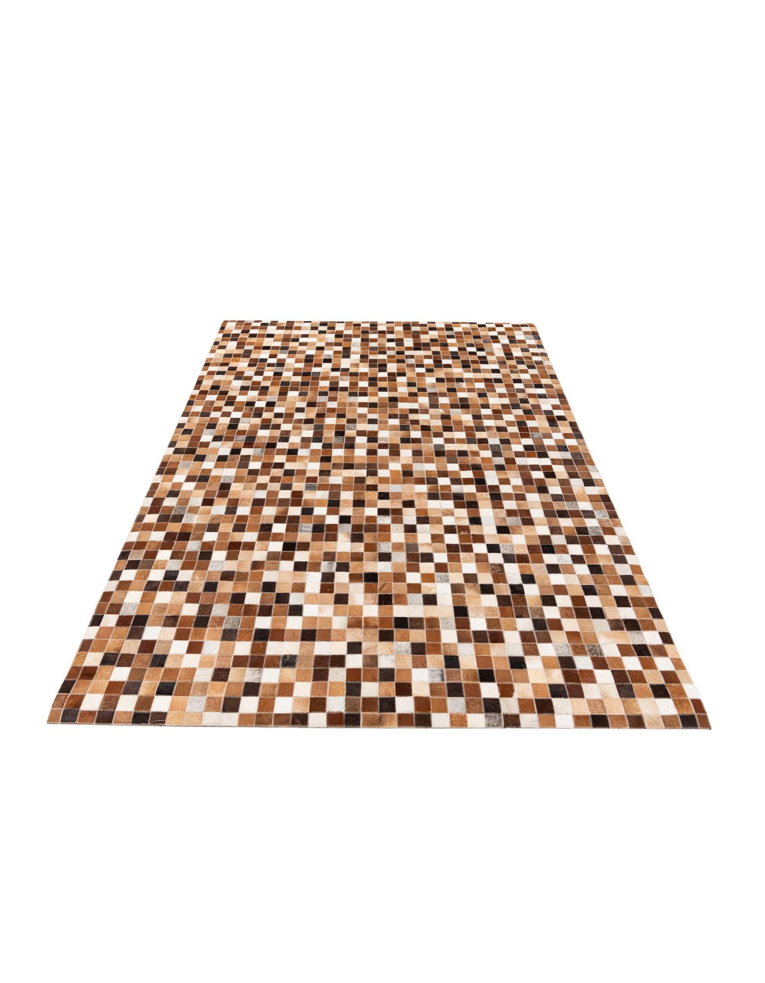 4' 8 x 6' 7 Cowhide Stocks Rug