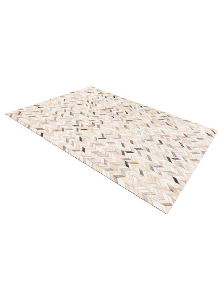 4' 9 x 6' 8 Cowhide Stocks Rug