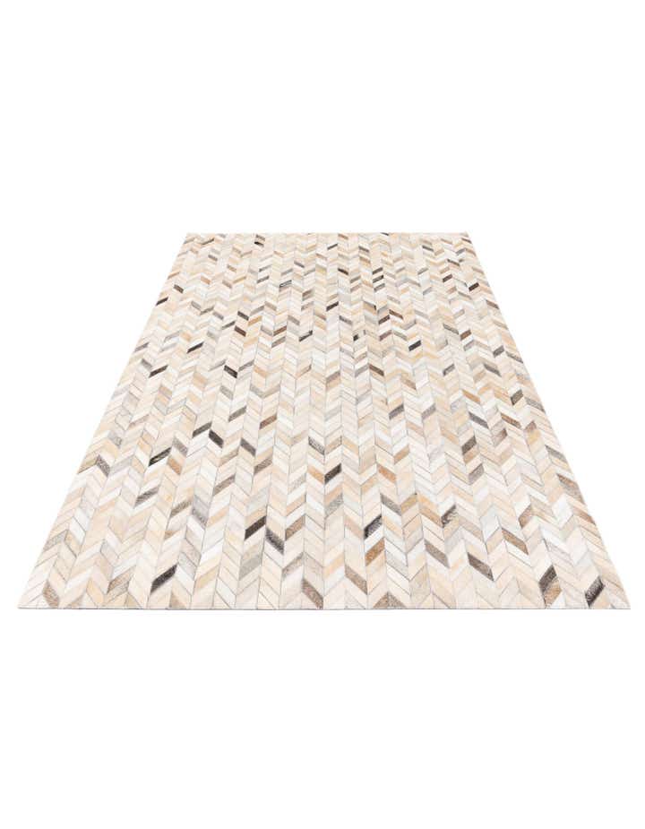 4' 9 x 6' 8 Cowhide Stocks Rug