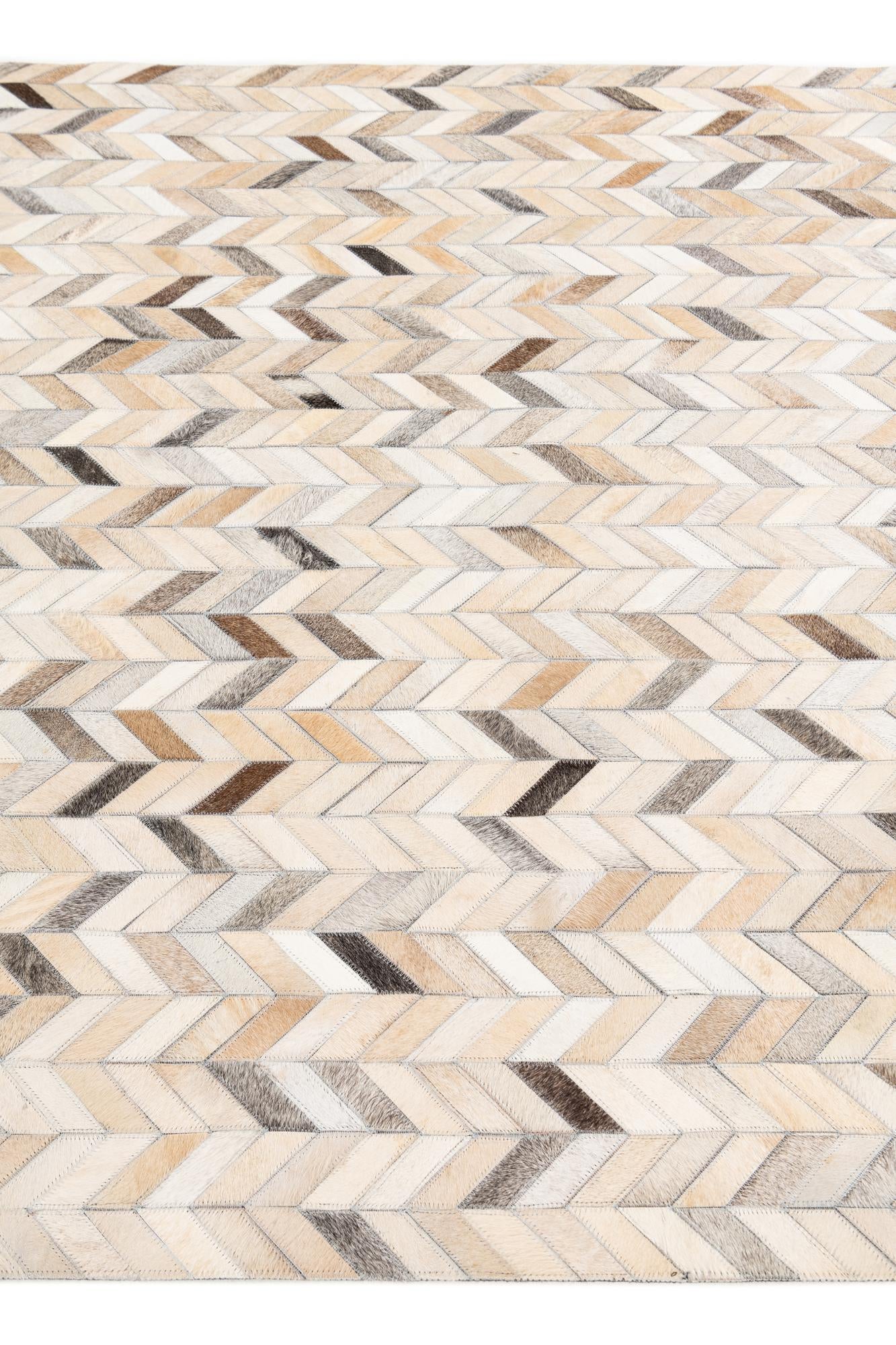 4' 9 x 6' 8 Cowhide Stocks Rug
