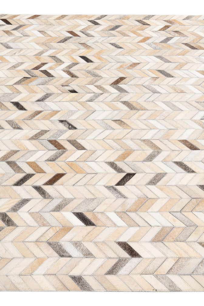 4' 9 x 6' 8 Cowhide Stocks Rug