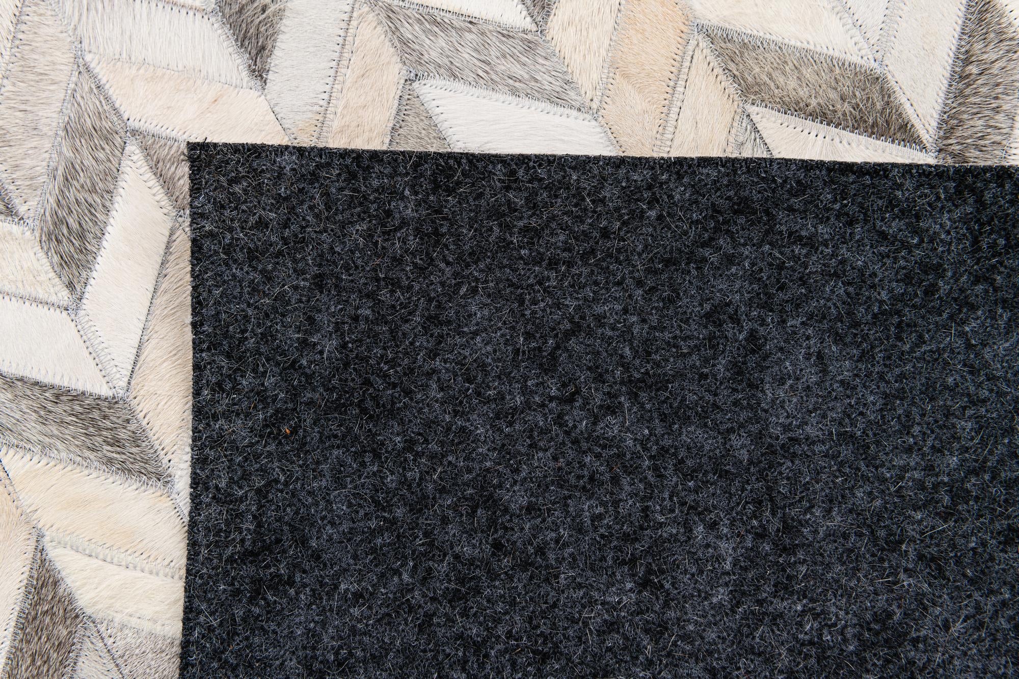 4' 7 x 6' 7 Cowhide Stocks Rug
