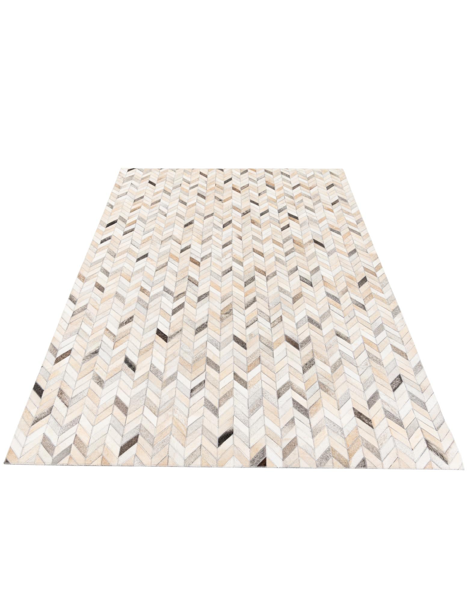 4' 8 x 6' 6 Cowhide Stocks Rug