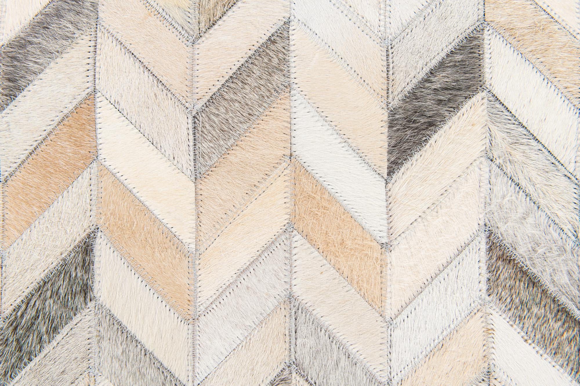 4' 8 x 6' 6 Cowhide Stocks Rug