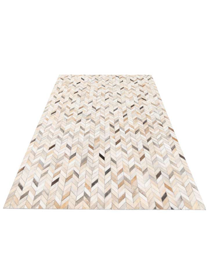 4' 7 x 6' 9 Cowhide Stocks Rug
