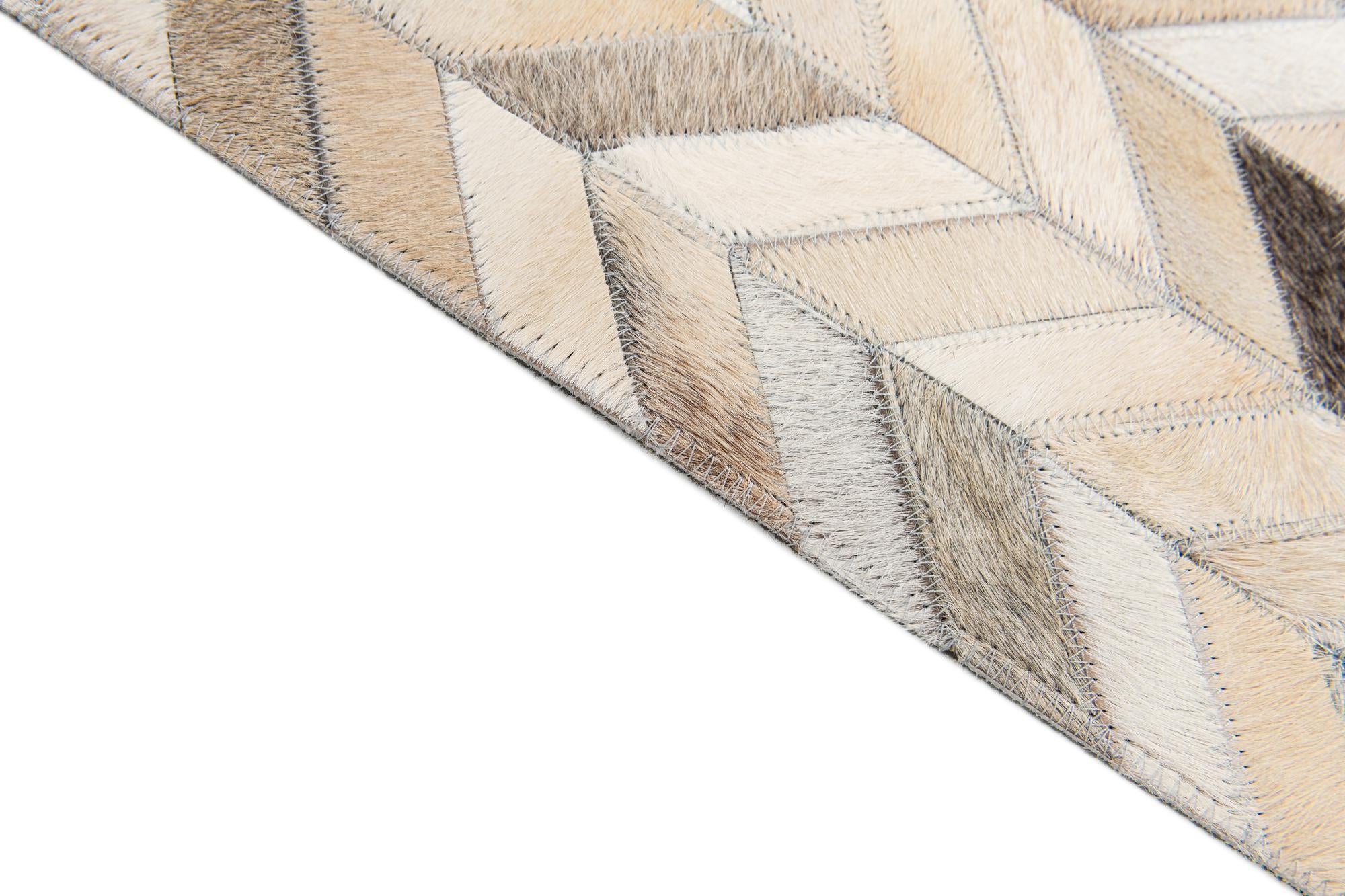 4' 7 x 6' 9 Cowhide Stocks Rug