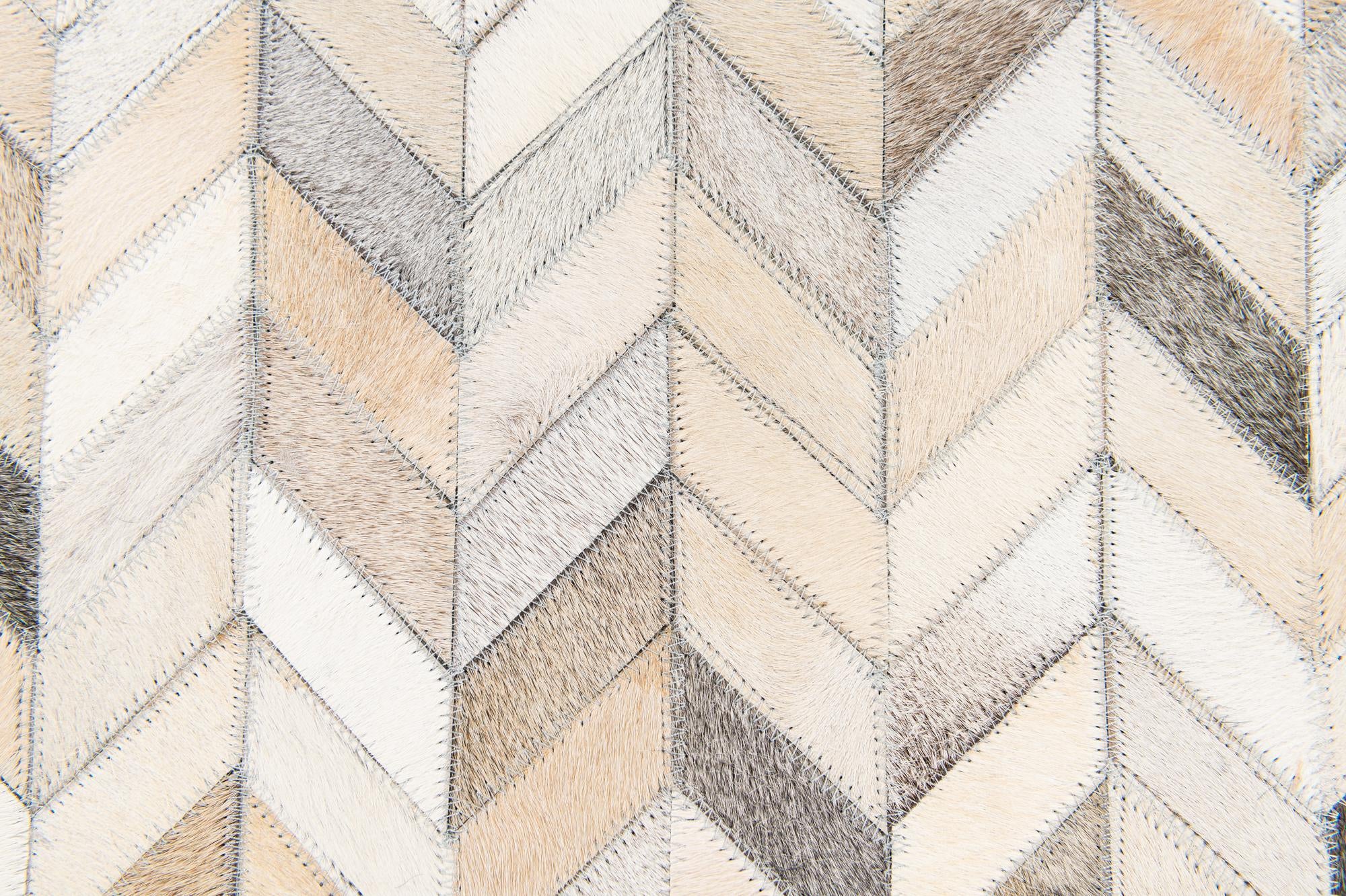 4' 7 x 6' 9 Cowhide Stocks Rug