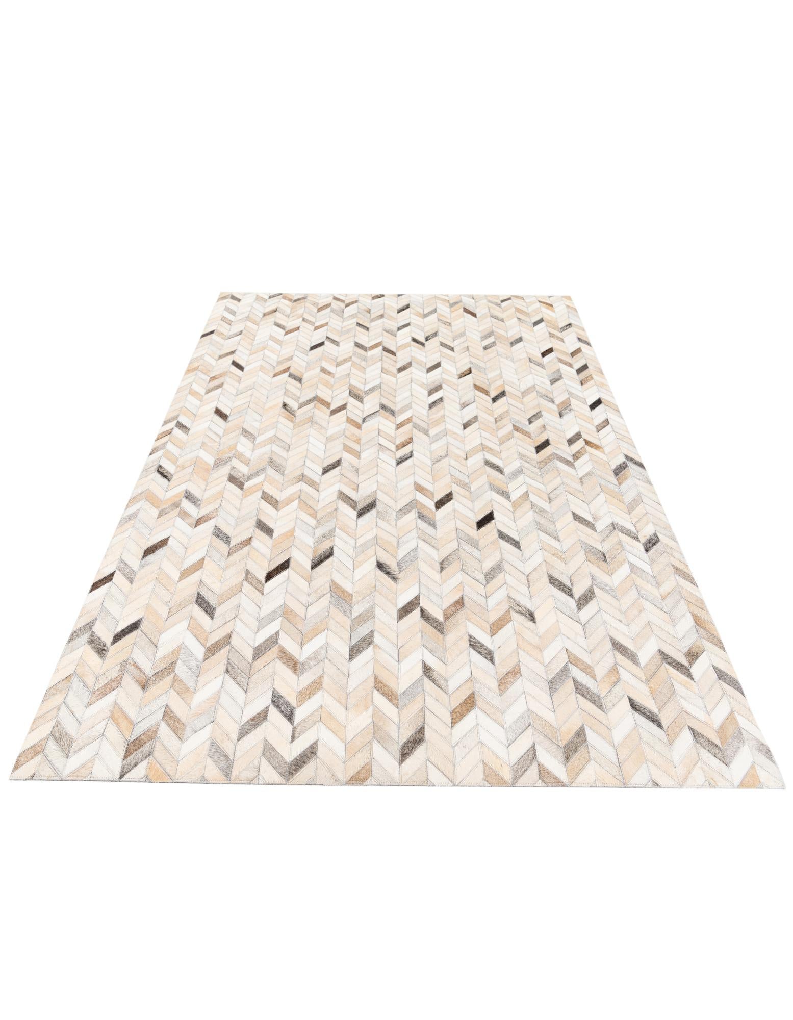 4' 8 x 6' 8 Cowhide Stocks Rug