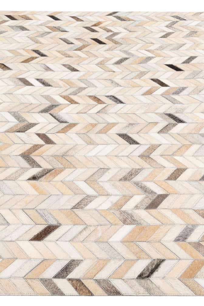 4' 8 x 6' 8 Cowhide Stocks Rug