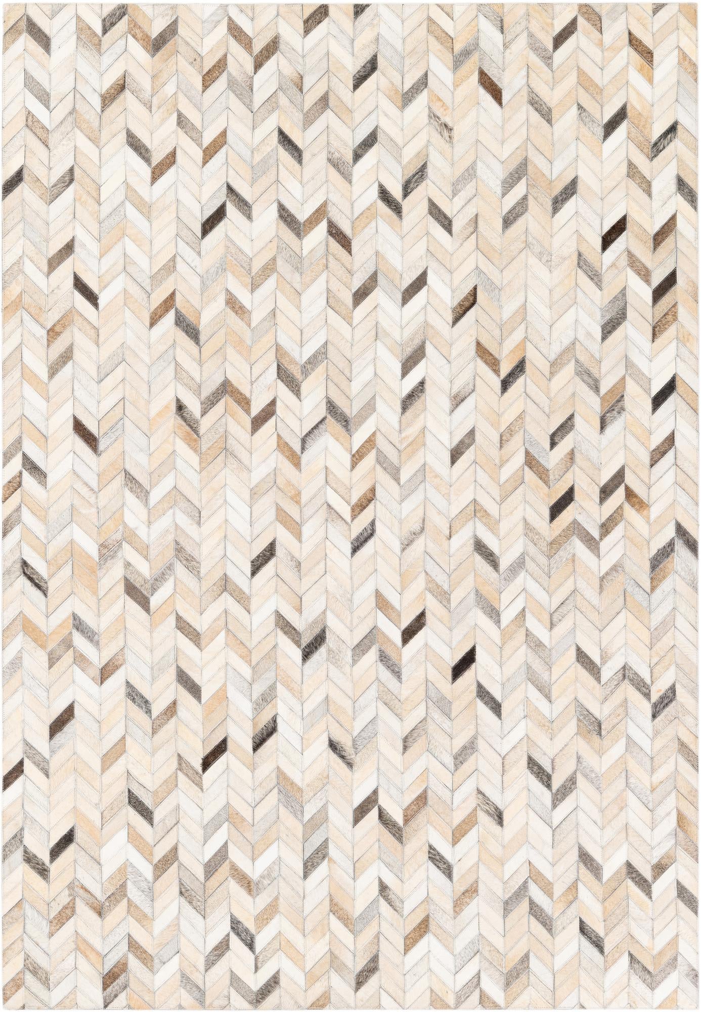 4' 8 x 6' 8 Cowhide Stocks Rug