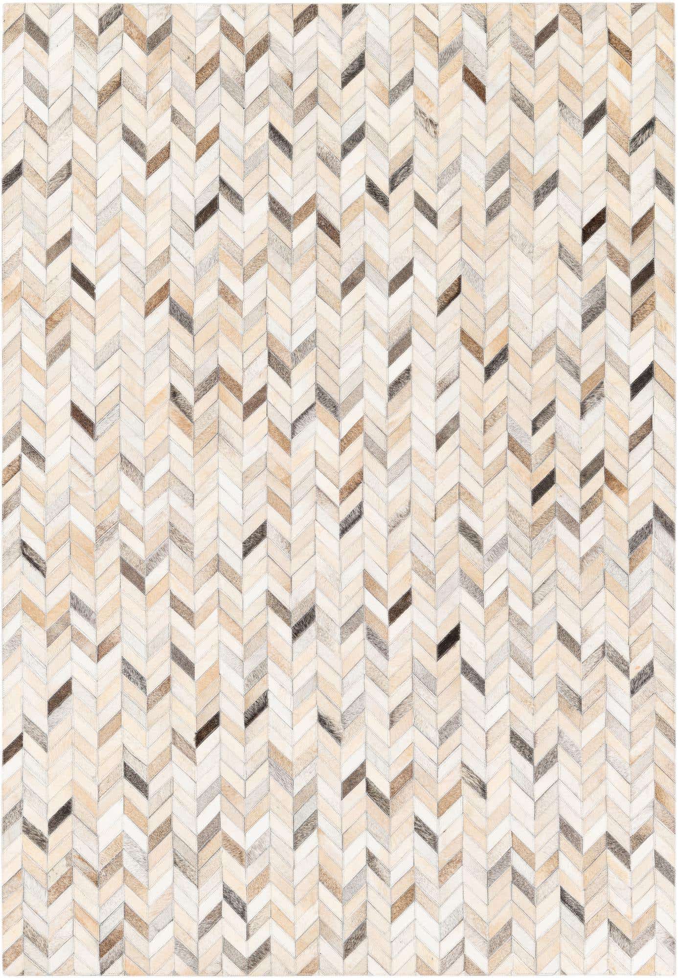 4' 8 x 6' 8 Cowhide Stocks Rug