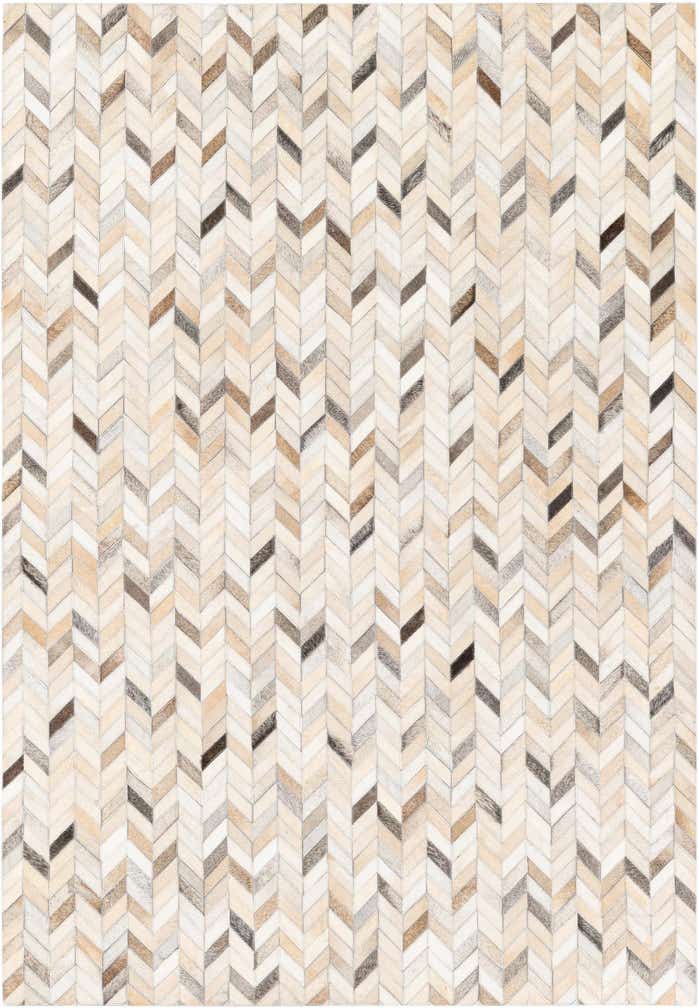 4' 8 x 6' 8 Cowhide Stocks Rug