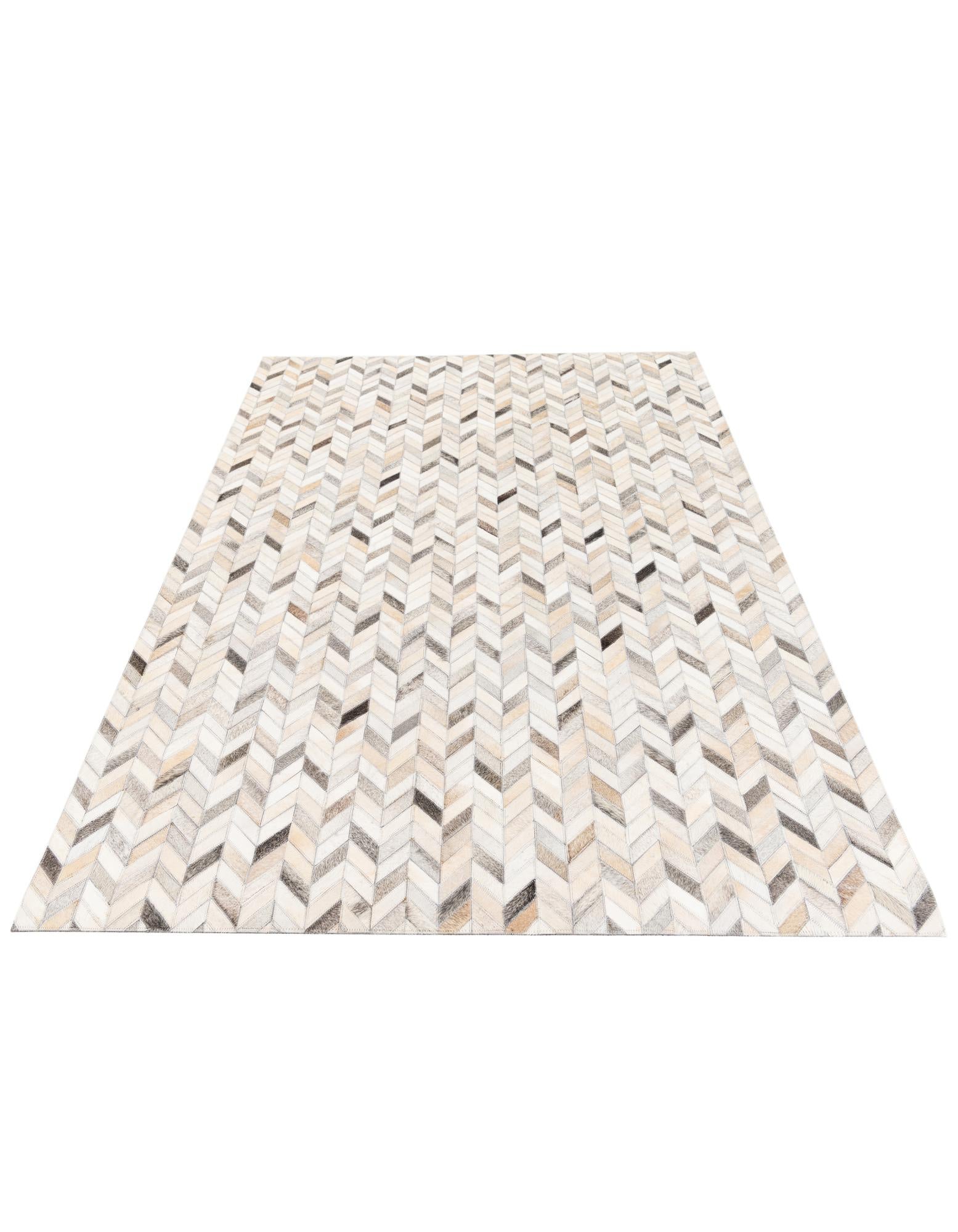4' 7 x 6' 8 Cowhide Stocks Rug