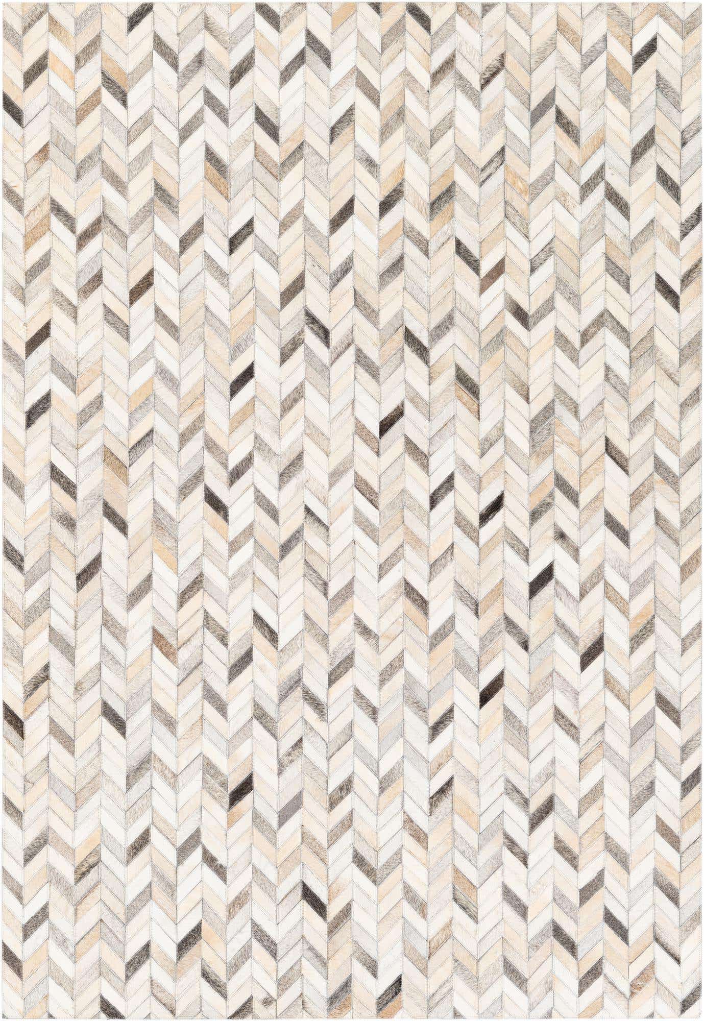 4' 7 x 6' 8 Cowhide Stocks Rug