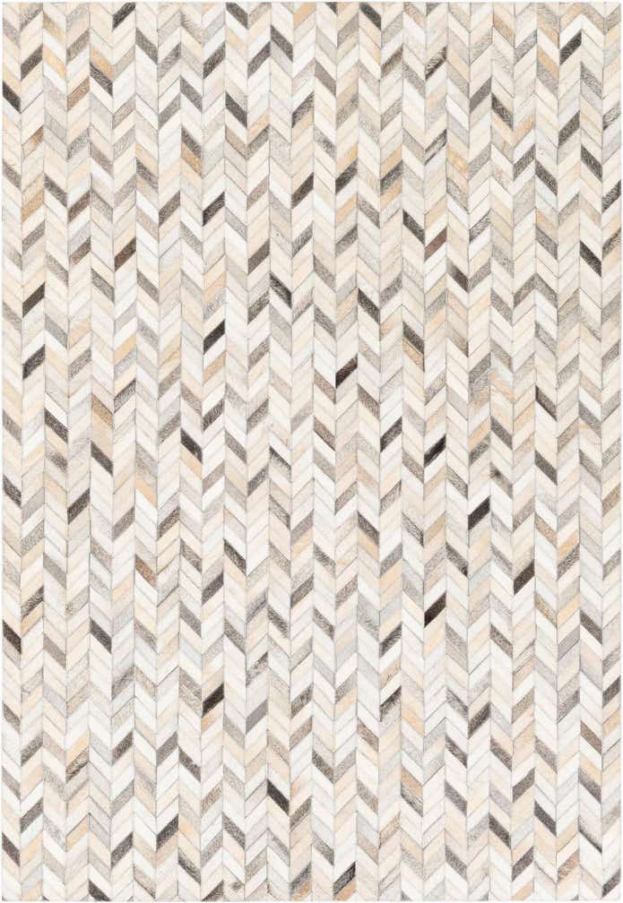 4' 7 x 6' 8 Cowhide Stocks Rug