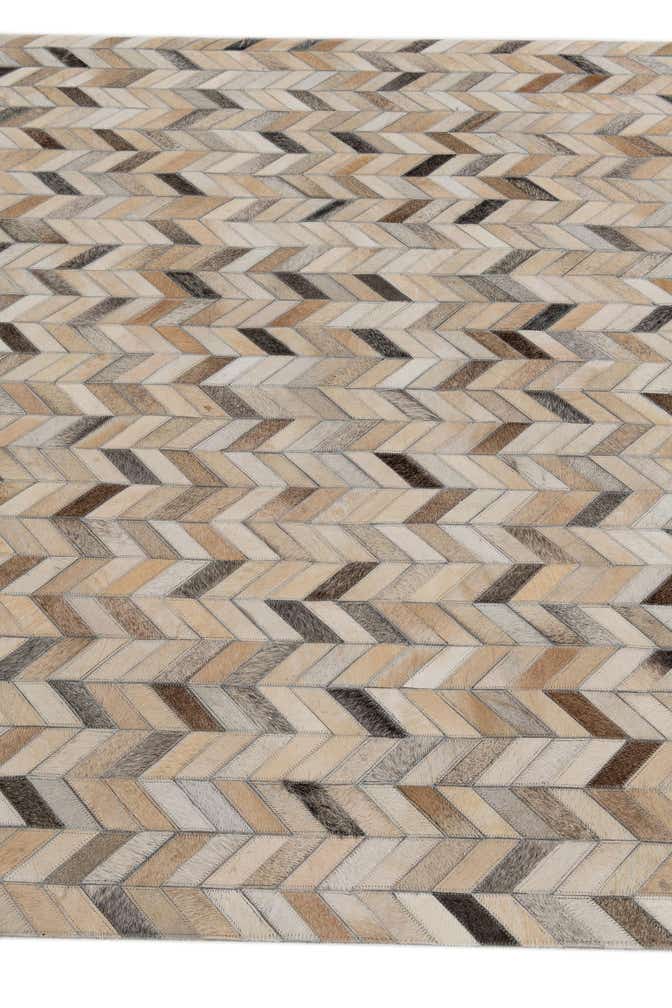 4' 8 x 6' 8 Cowhide Stocks Rug
