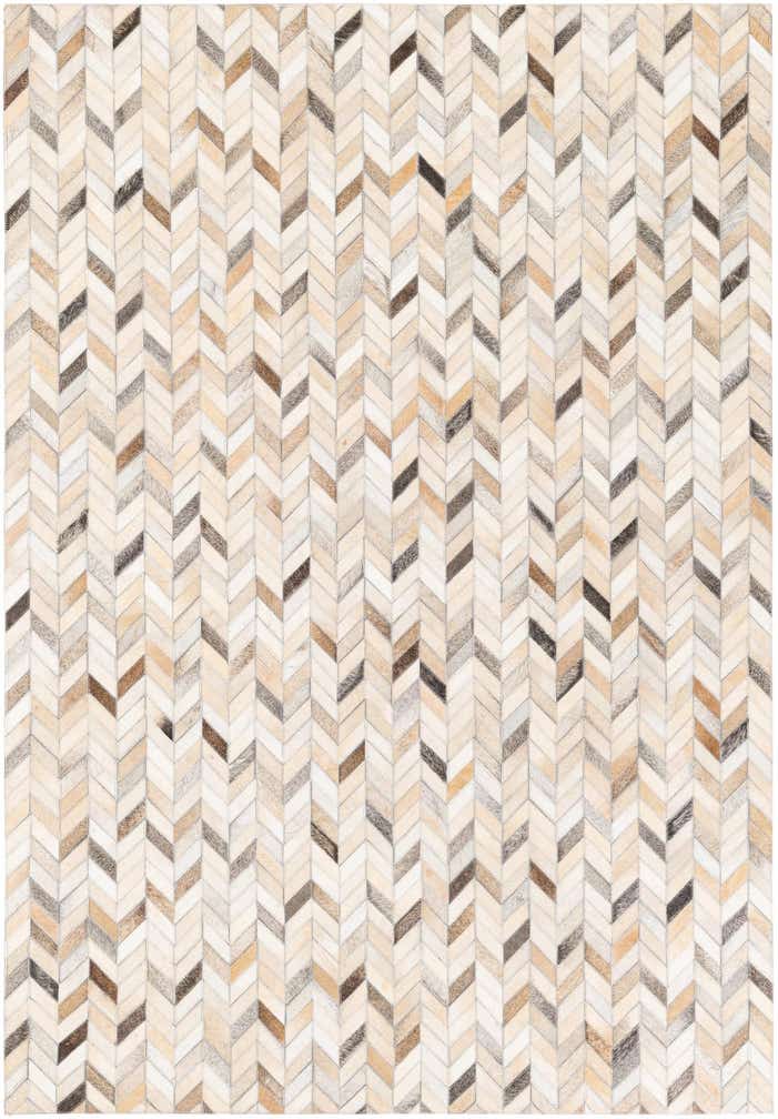 4' 8 x 6' 8 Cowhide Stocks Rug