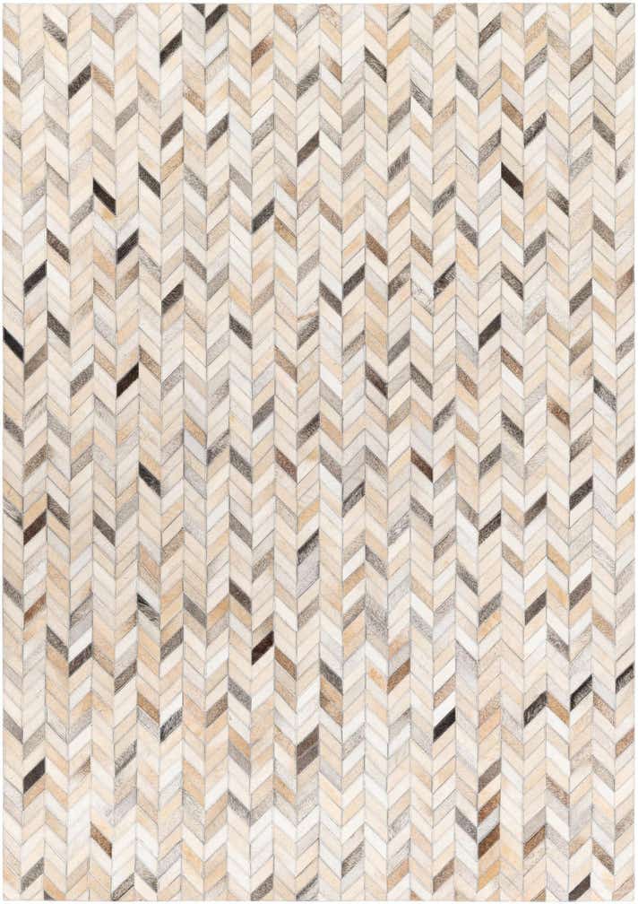 4' 8 x 6' 7 Cowhide Stocks Rug