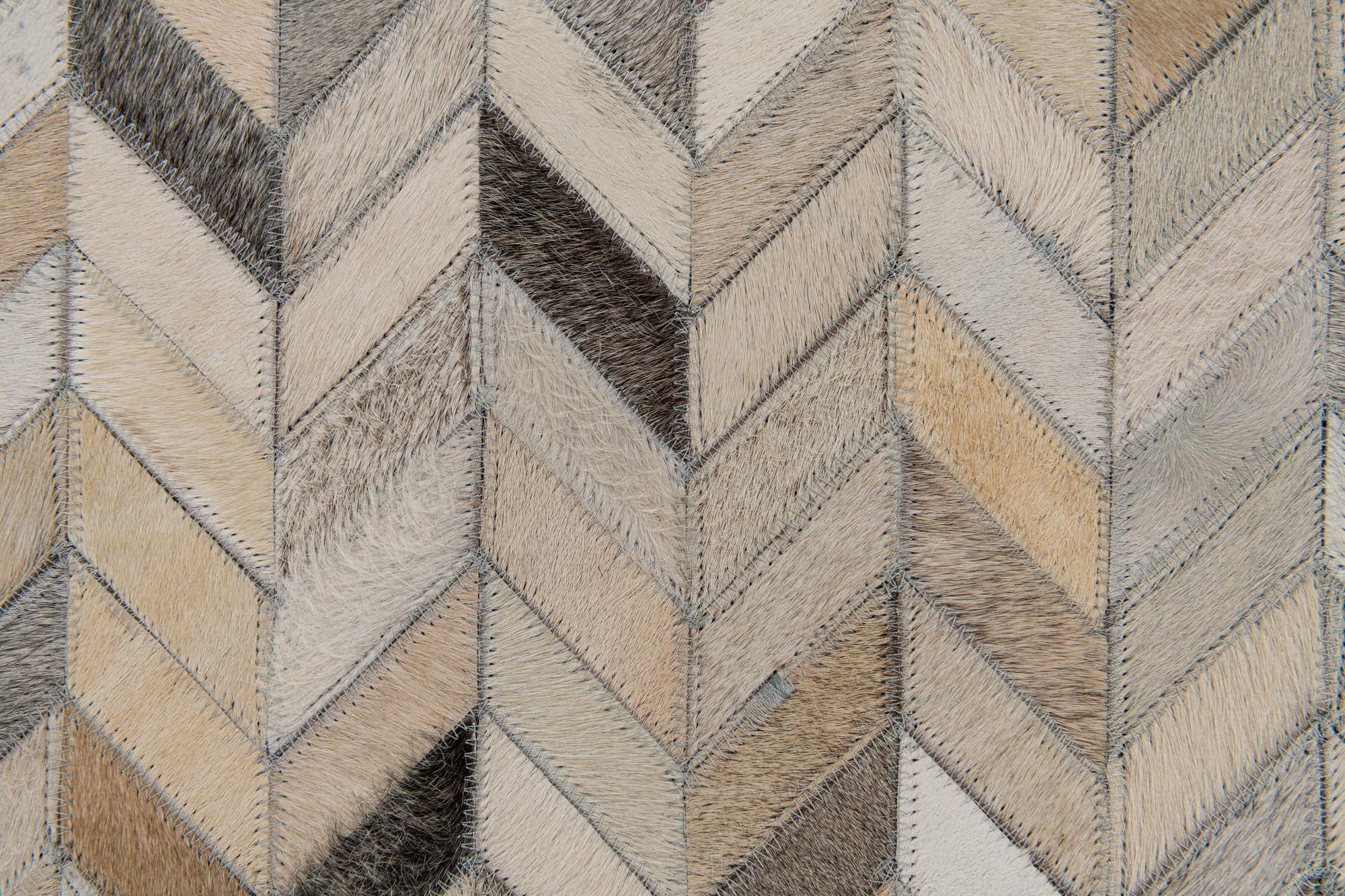 4' 8 x 6' 7 Cowhide Stocks Rug