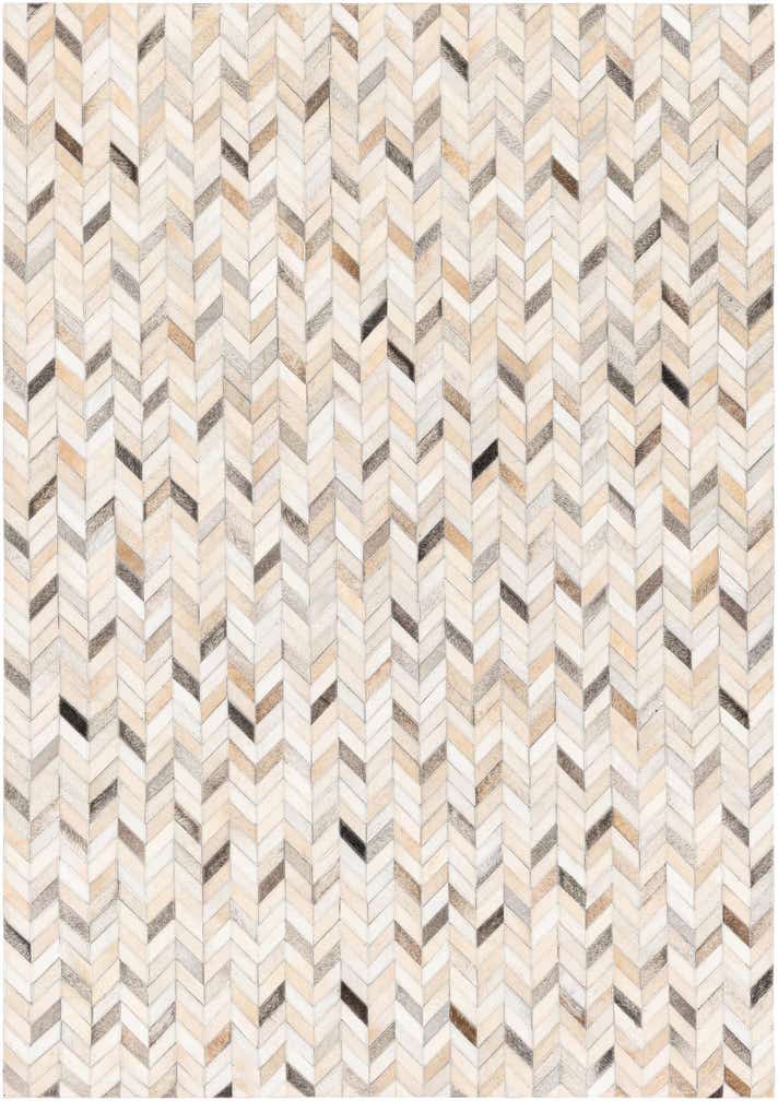 4' 8 x 6' 7 Cowhide Stocks Rug