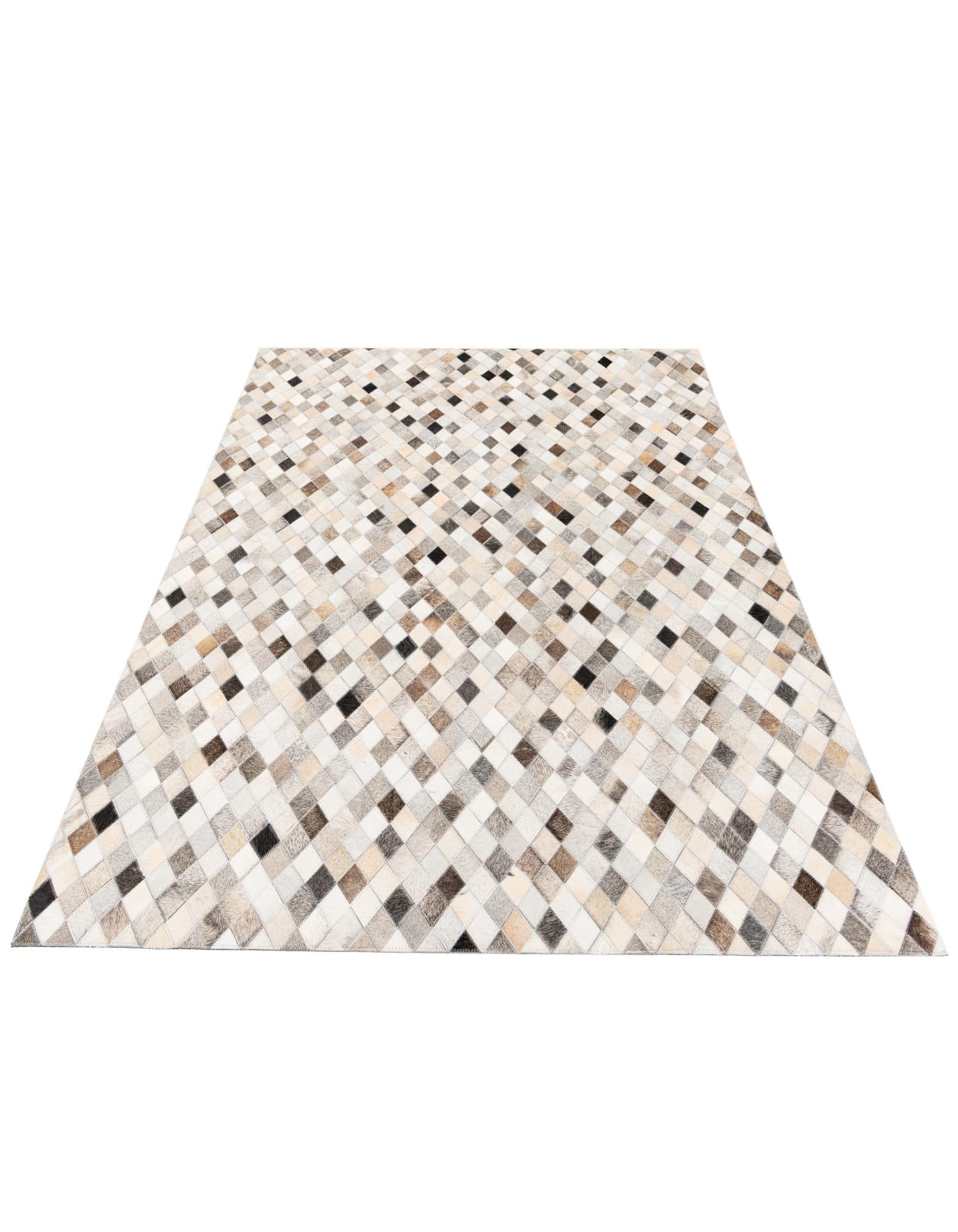 4' 8 x 6' 8 Cowhide Stocks Rug