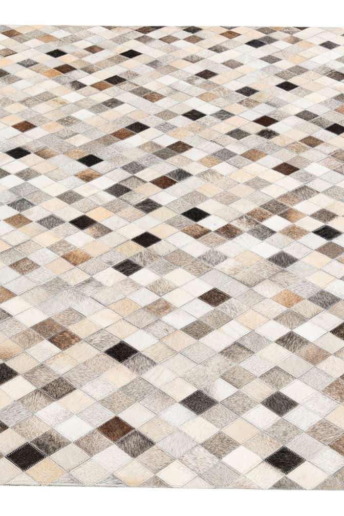 4' 8 x 6' 8 Cowhide Stocks Rug