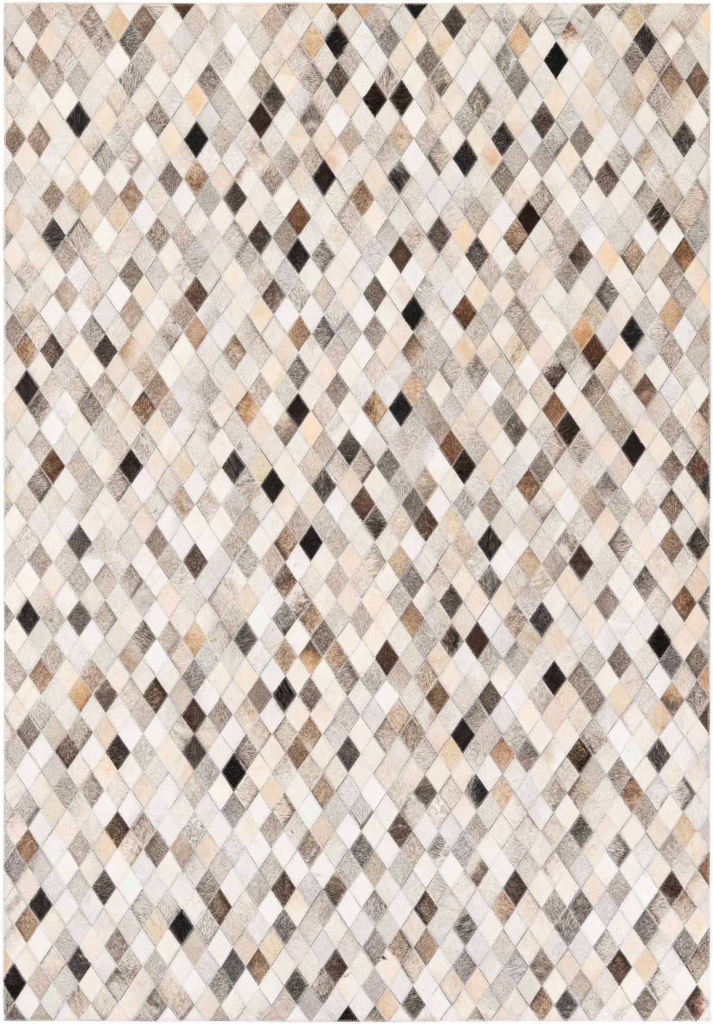 4' 8 x 6' 8 Cowhide Stocks Rug