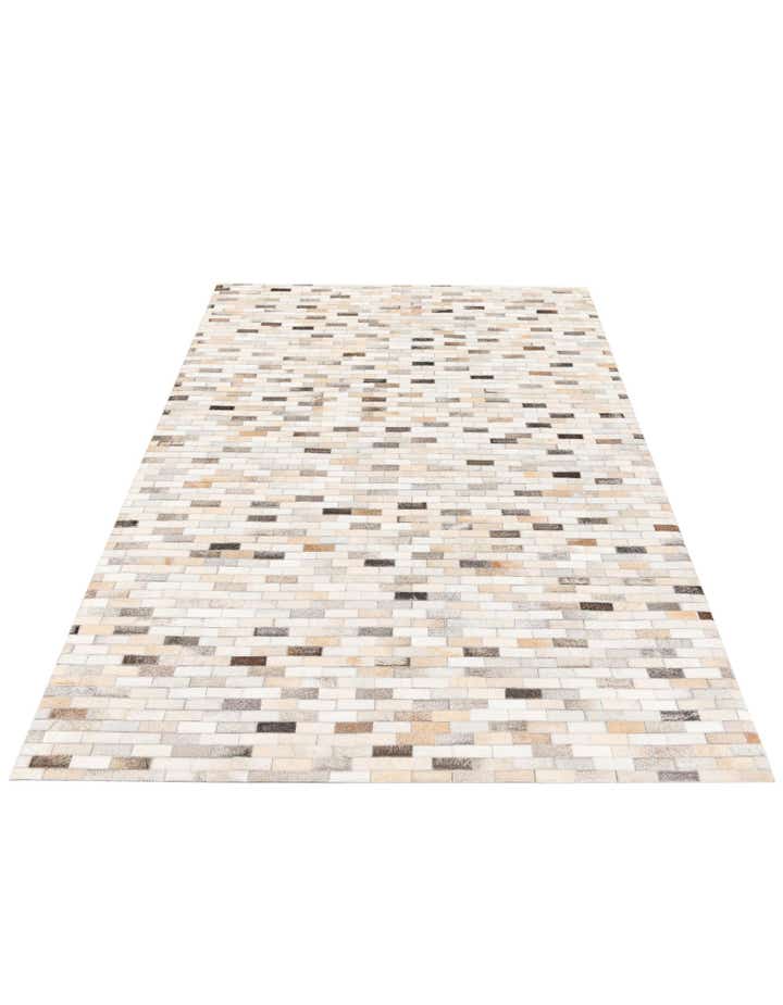 4' 8 x 6' 6 Cowhide Stocks Rug