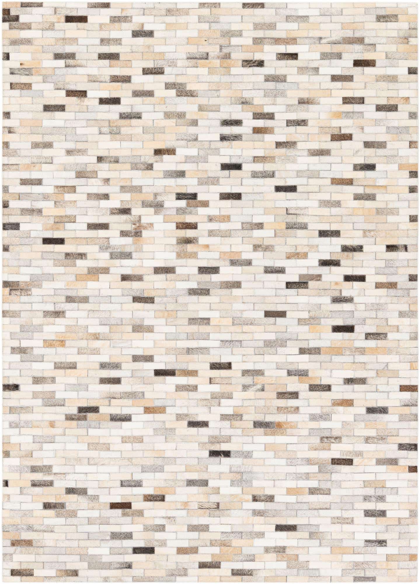4' 8 x 6' 6 Cowhide Stocks Rug