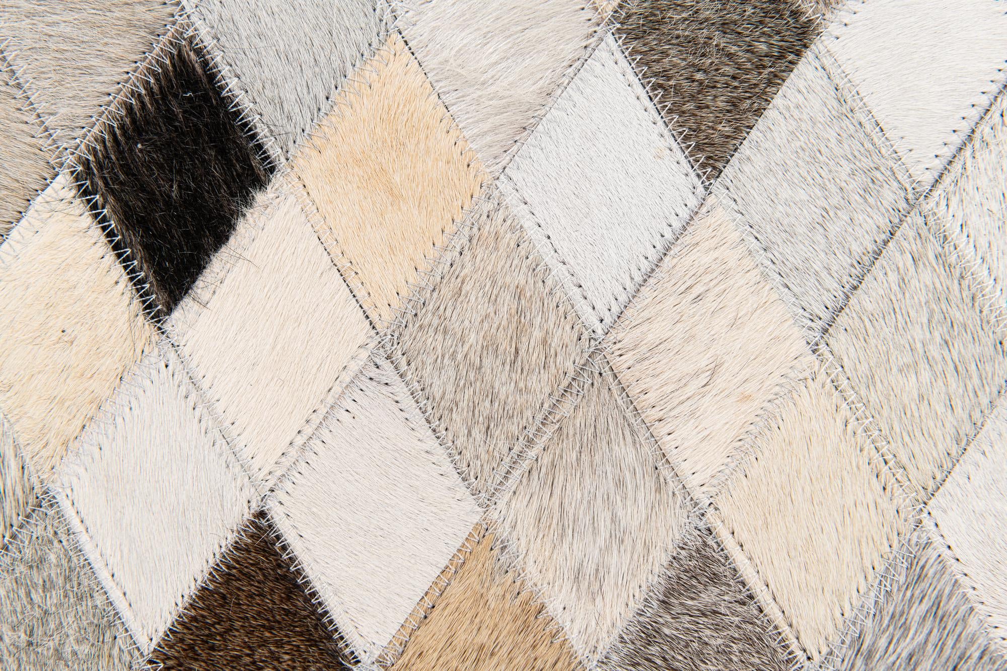 4' 9 x 6' 9 Cowhide Stocks Rug