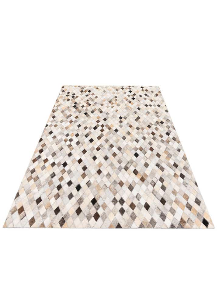 4' 7 x 6' 8 Cowhide Stocks Rug