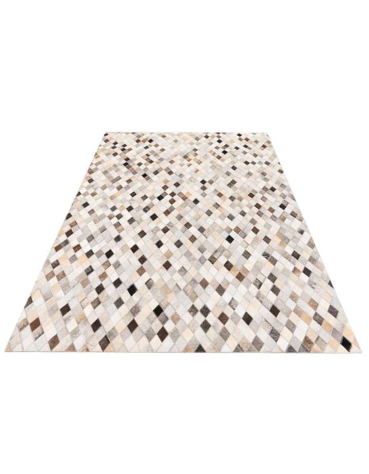 4' 7 x 6' 8 Cowhide Stocks Rug