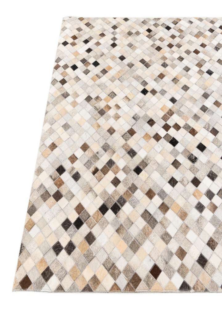 4' 7 x 6' 8 Cowhide Stocks Rug