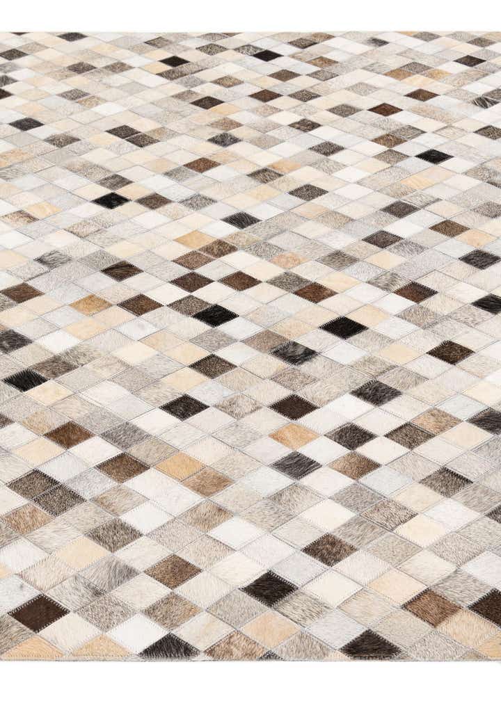 4' 7 x 6' 8 Cowhide Stocks Rug