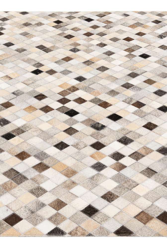 4' 7 x 6' 8 Cowhide Stocks Rug