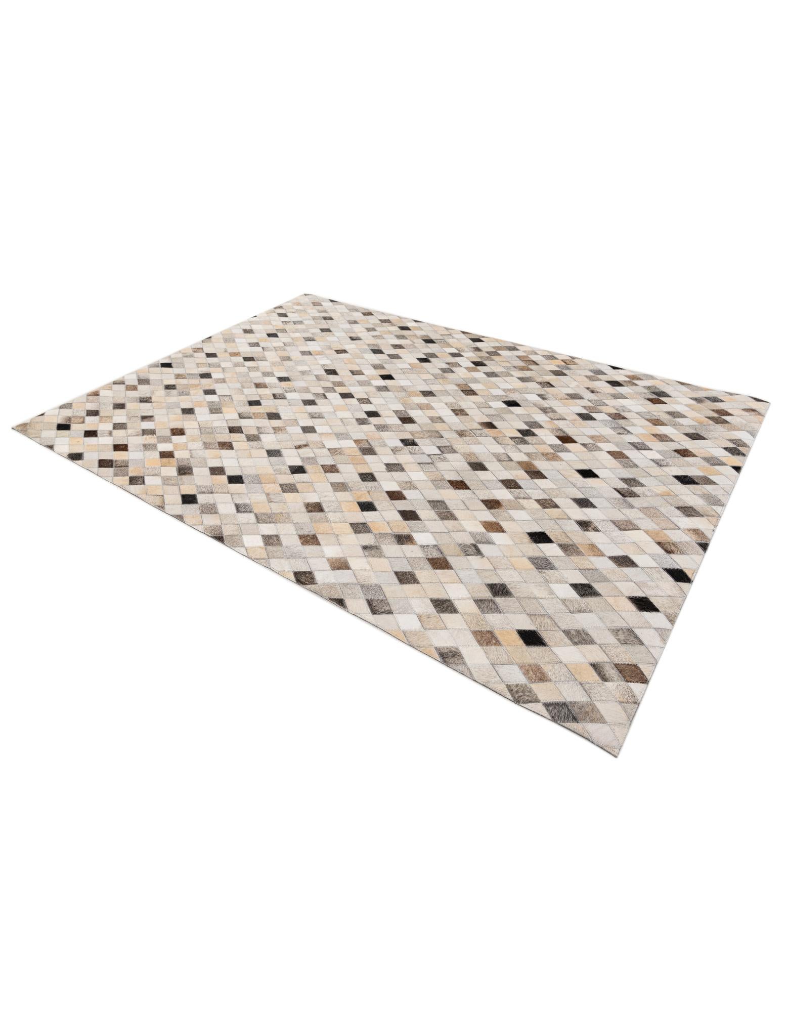 4' 7 x 6' 6 Cowhide Stocks Rug