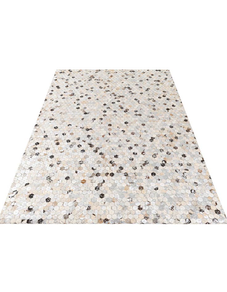 Detail image of 4' 10 x 6' 8 Cowhide Stocks Rug