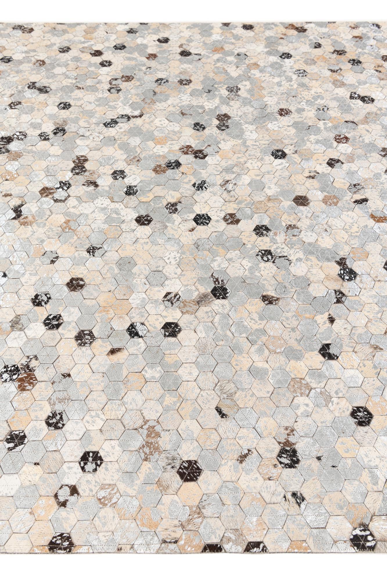 4' 10 x 6' 8 Cowhide Stocks Rug