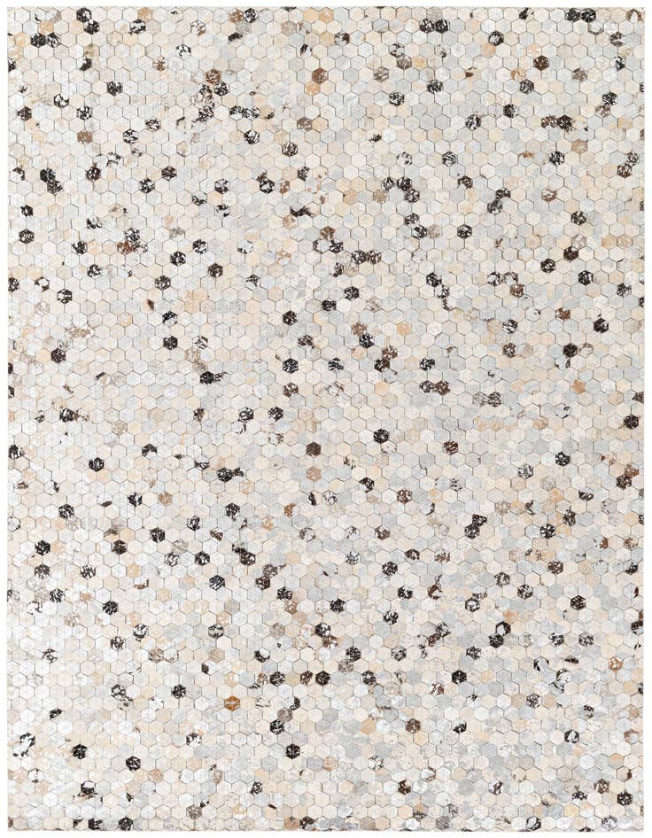 Detail image of 4' 10 x 6' 8 Cowhide Stocks Rug