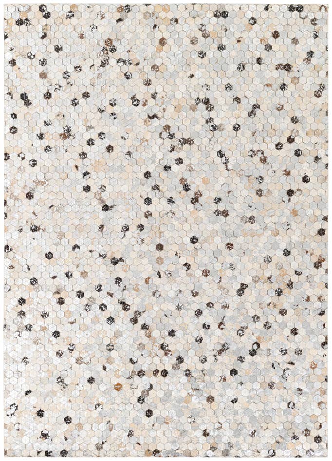 Detail image of 4' 10 x 6' 8 Cowhide Stocks Rug