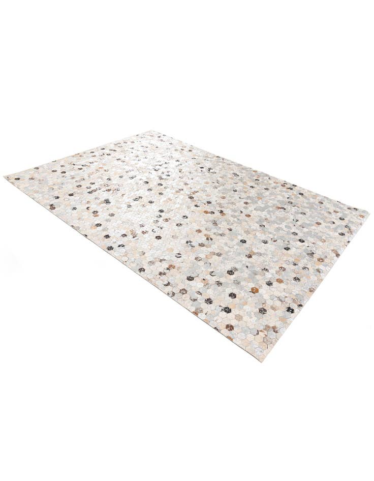 Detail image of 4' 9 x 6' 9 Cowhide Stocks Rug