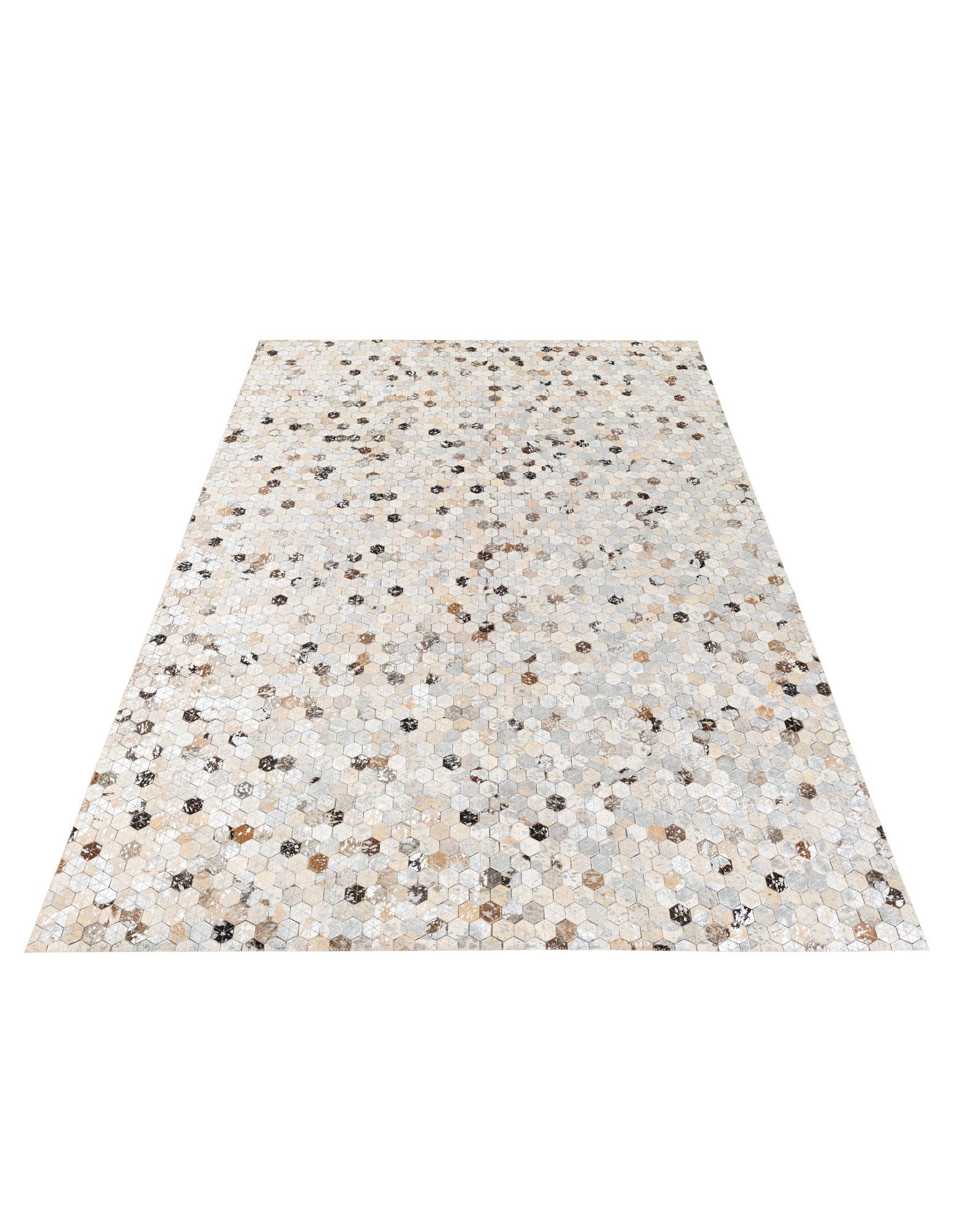 4' 9 x 6' 9 Cowhide Stocks Rug