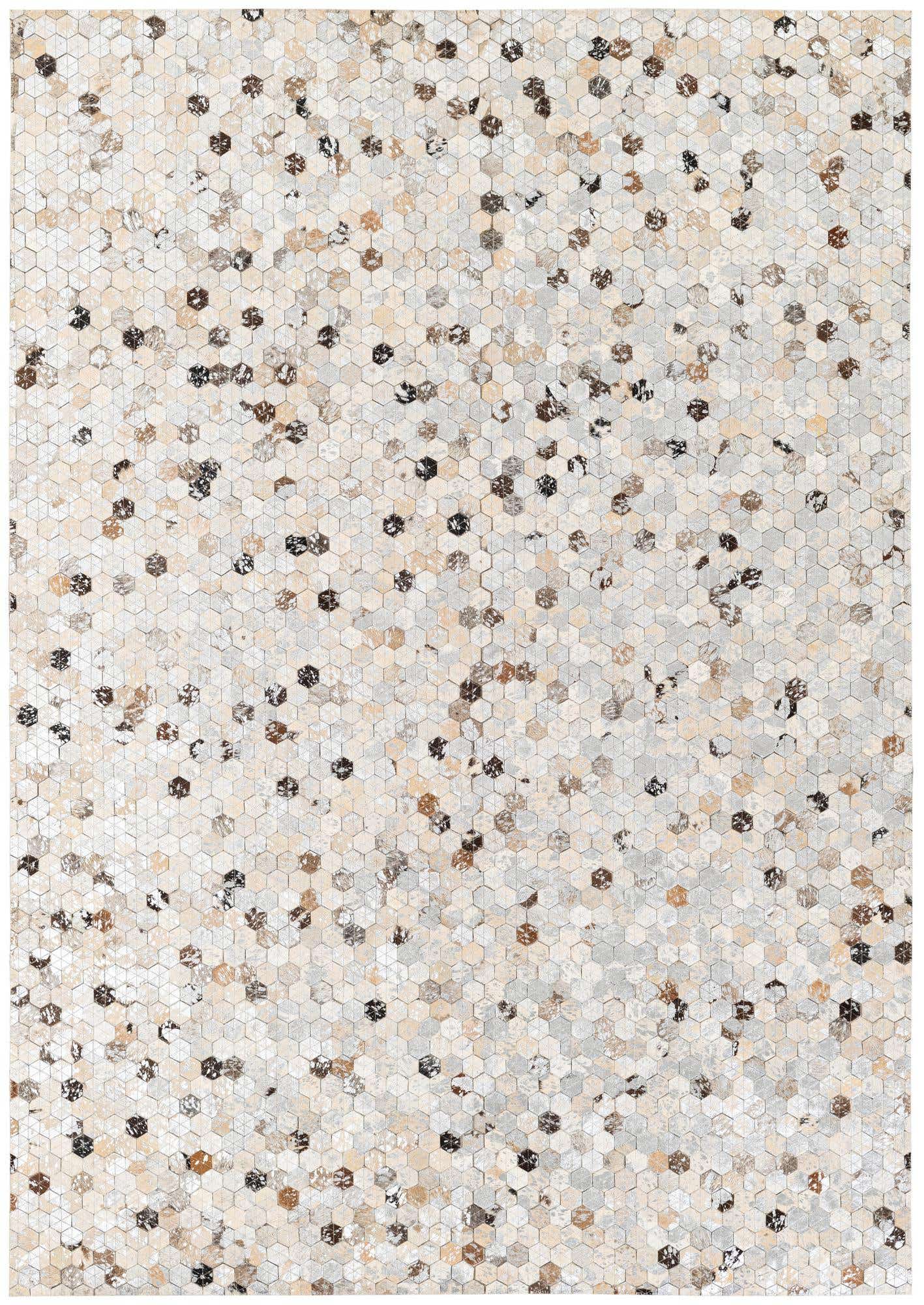 4' 9 x 6' 9 Cowhide Stocks Rug