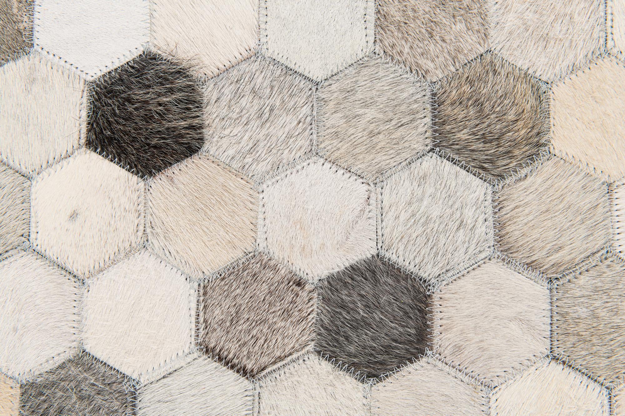 4' 8 x 6' 7 Cowhide Stocks Rug