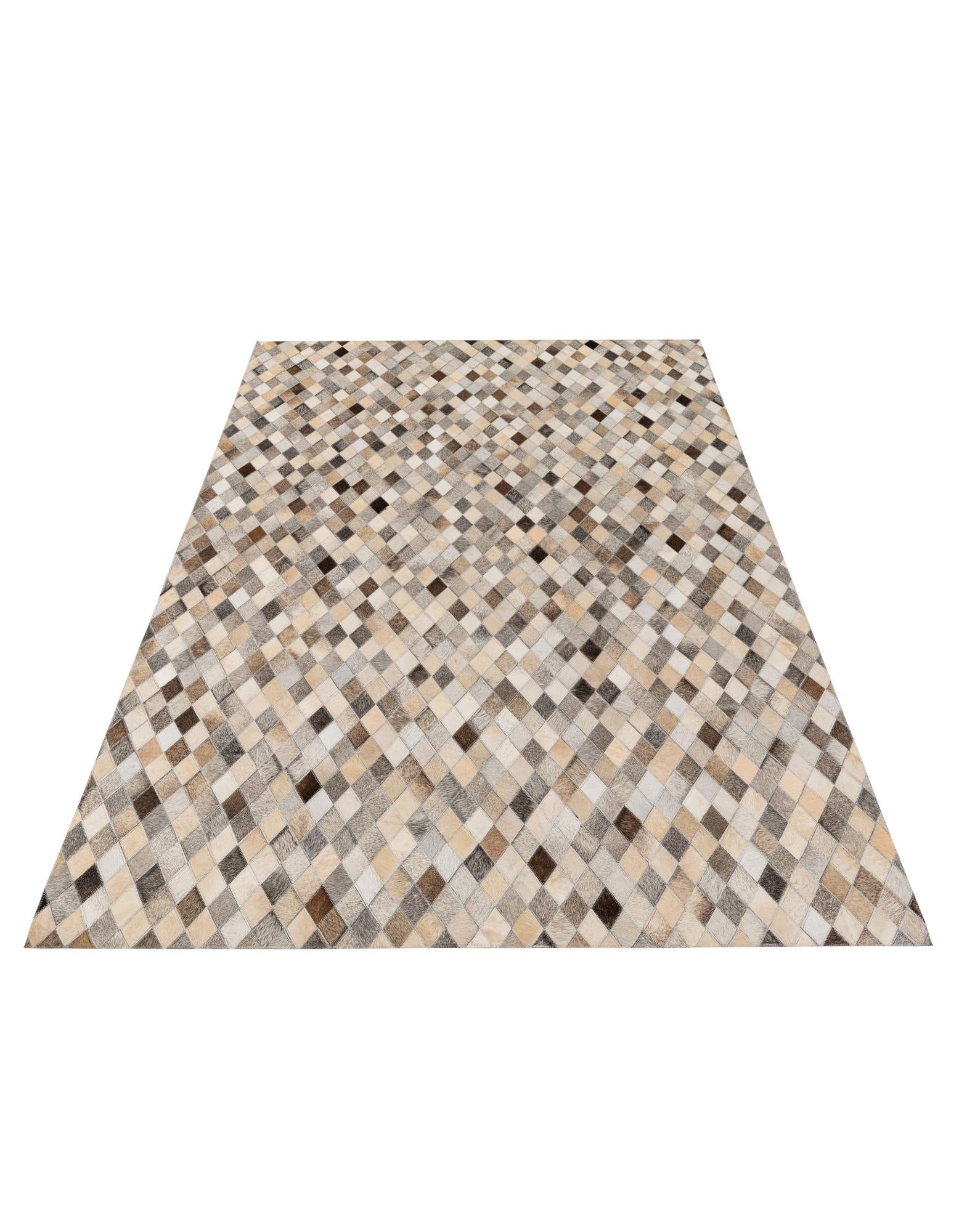 4' 9 x 6' 8 Cowhide Stocks Rug