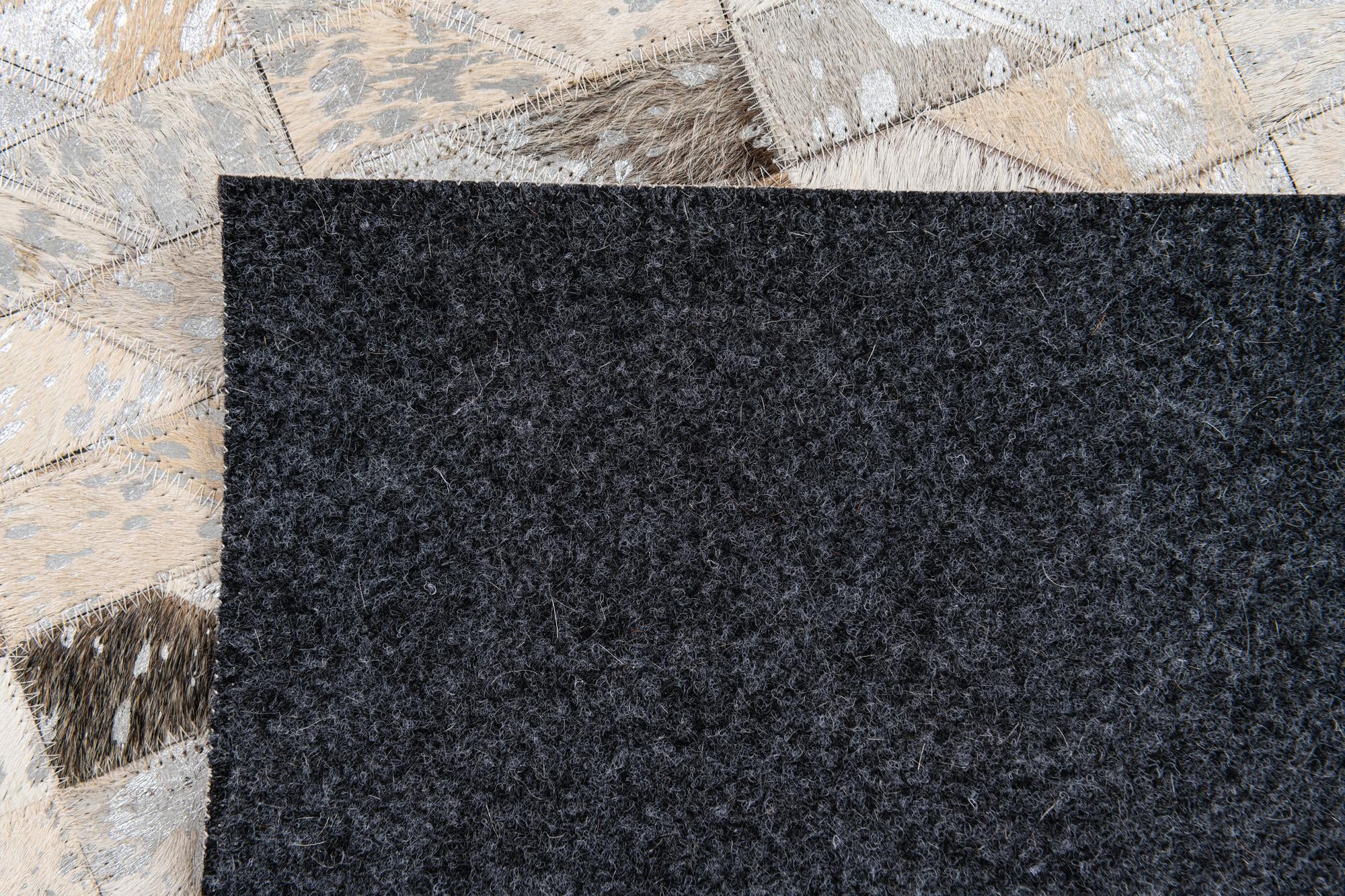 4' 6 x 6' 8 Cowhide Stocks Rug