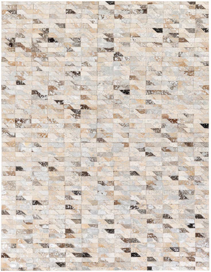 Detail image of 4' 6 x 6' 8 Cowhide Stocks Rug